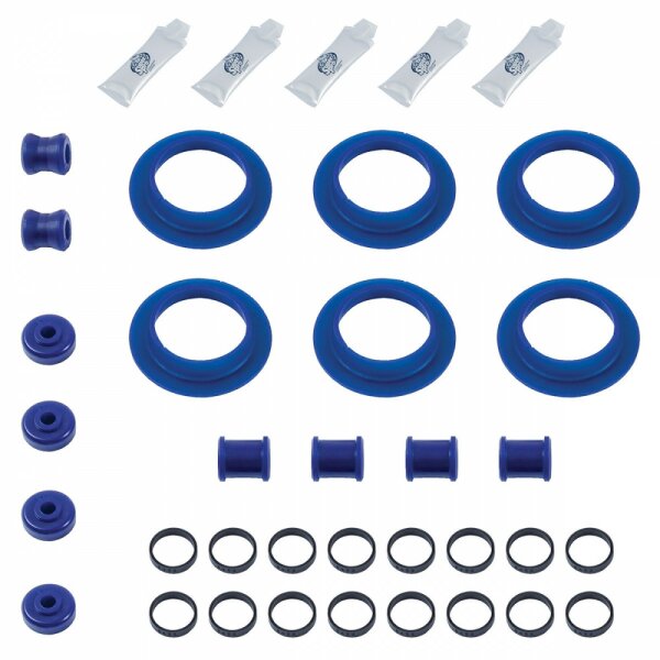 SUPERPRO COMPLETE FRONT BUSH KIT, POLYURETHANE