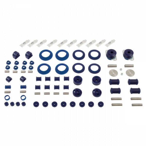 SUPERPRO COMPLETE CAR BUSH KIT, POLYURETHANE