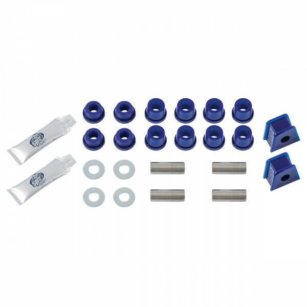 SUPERPRO COMPLETE FRONT BUSH KIT, POLYURETHANE