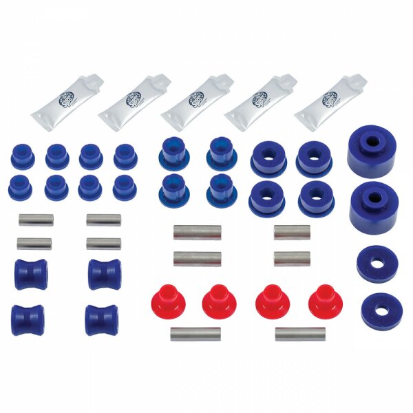 SUPERPRO COMPLETE REAR BUSH KIT, POLYURETHANE