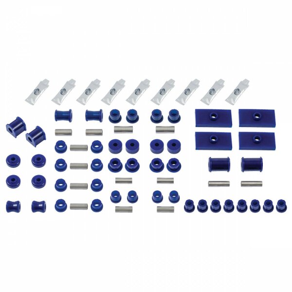 SUPERPRO COMPLETE CAR BUSH KIT, POLYURETHANE