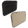 DOOR PANELS, BLACK/RED PIPING, PAIR