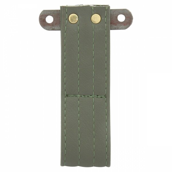 DOOR PULL STRAP VINYL SUEDE GREEN