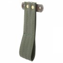 DOOR PULL STRAP VINYL SUEDE GREEN