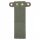 DOOR PULL STRAP VINYL SUEDE GREEN