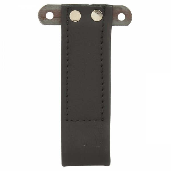 DOOR PULL STRAP LEATHER BLACK