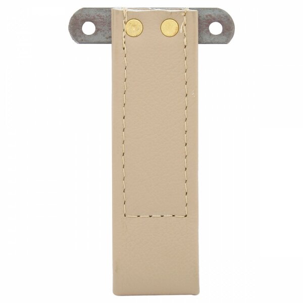 DOOR PULL STRAP LEATHER BEIGE