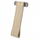 DOOR PULL STRAP LEATHER BEIGE