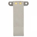 DOOR PULL STRAP LEATHER DOVE GREY