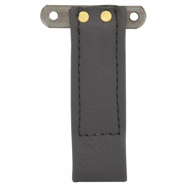 DOOR PULL STRAP LEATHER NAVY BLUE