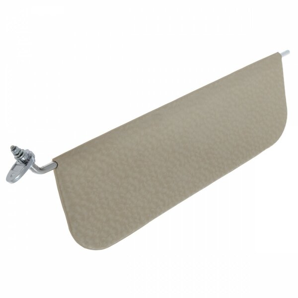 SUN VISOR, END MOUNT, PLAIN, CREAM