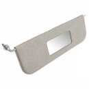 SUN VISOR, END MOUNT, WITH MIRROR, CREAM CRACK