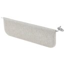 SUN VISOR, END MOUNT, WITH MIRROR, WHITE FLECK