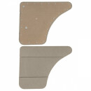 DOOR PANELS, 4 DOOR 49-59, REAR, VINYL, BEIGE, PAIR