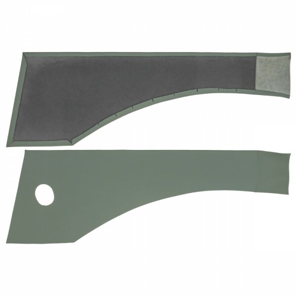 BOOT TRIM PANELS, TRAVELLER, VINYL, PORCELAIN GREEN, PAIR