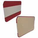 DOOR PANELS, 2 DOOR, FRONT, VINYL, DUOTONE, CHEROKEE RED, PAIR