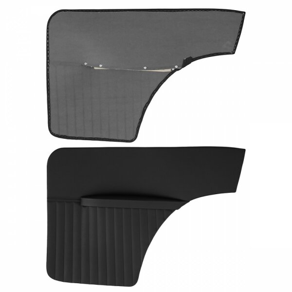 QUARTER PANELS, 2 DOOR, REAR, PAIR, VINYL, BLACK