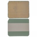 DOOR PANELS, 4 DOOR, FRONT, VINYL, DUOTONE, PORCELAIN GREEN, PAIR