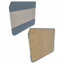 DOOR PANELS, 4 DOOR, FRONT, VINYL, DUOTONE, BLUE GREY, PAIR