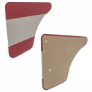 DOOR PANELS, 4 DOOR, REAR, VINYL, DUOTONE, CHEROKEE RED, PAIR