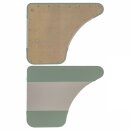 DOOR PANELS, 4 DOOR, REAR, VINYL, DUOTONE, PORCELAIN GREEN, PAIR