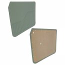 DOOR PANELS, 4 DOOR, FRONT, VINYL, PORCELAIN GREEN, PAIR