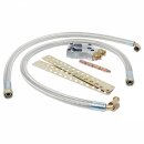 OIL COOLER INSTALLATION KIT, NON-THERMOSTATIC, STAINLESS...