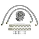 OIL COOLER INSTALLATION KIT, NON-THERMOSTATIC, STAINLESS...