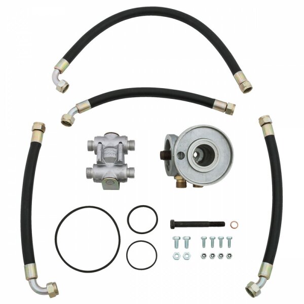 &Ouml;lk&uuml;hler-Anbausatz, Spin-On-Adapter, Gummischl., thermostatisch geregelt