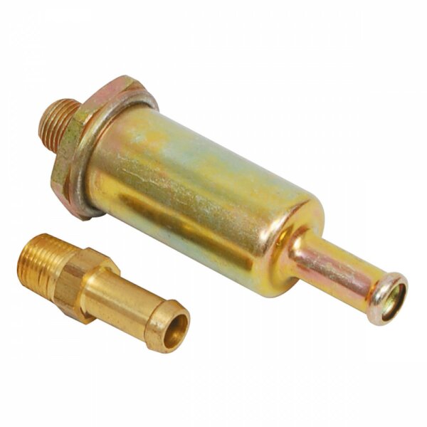 FUEL FILTER UNIONS, 5/16&quot; (8MM) 1/8&quot;NPT, PAIR