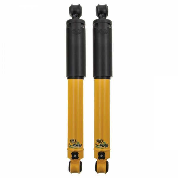 SHOCK ABSORBERS, TELESCOPIC, REAR, SPAX, ADJUSTABLE, PAIR