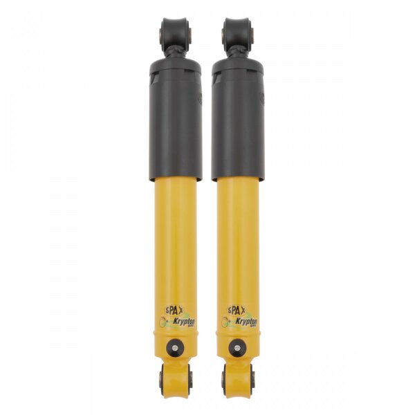 SHOCK ABSORBERS, TELESCOPIC, REAR, SPAX, ADJUSTABLE, PAIR