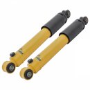 SHOCK ABSORBERS, TELESCOPIC, REAR, SPAX, ADJUSTABLE, PAIR