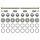 Buchsensatz hinten, Nylon
