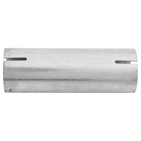 Auspuff-Adapter-Rohr gerade, 1.625&quot;, Edelstahl, geschlitzt, L&auml;nge 6&quot;