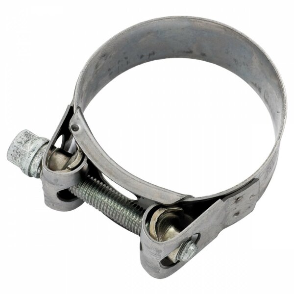 CLAMP, EXHAUST, FLAT BAND TYPE, STAINLESS STEEL, 2&quot;