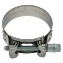 CLAMP, EXHAUST, FLAT BAND TYPE, STAINLESS STEEL, 2 3/8&quot;