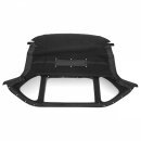 HOOD, BLACK VINYL WITH ZIP OUT REAR WINDOW