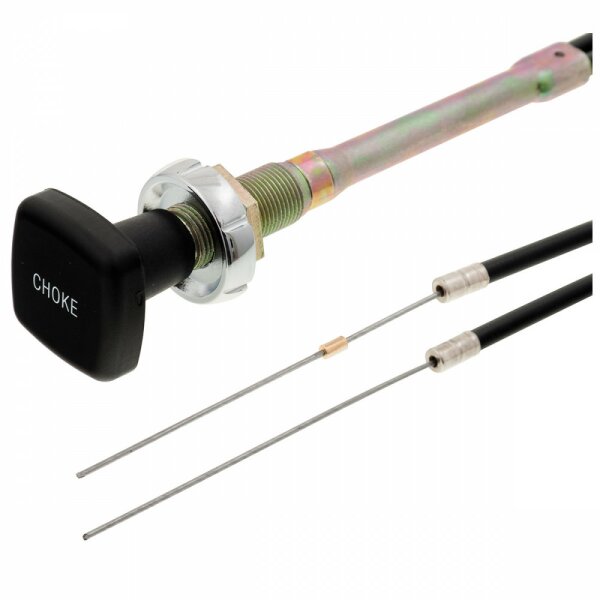 CHOKE CABLE, PICTORIAL TYPE KNOB