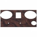 DASHBOARD KIT, BURR WALNUT, VENEER, ROCKER SWITCHES