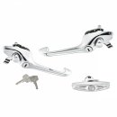 HANDLE SET, DOORS &amp; BOOT, EXTERIOR, CHROME, 3 PIECE