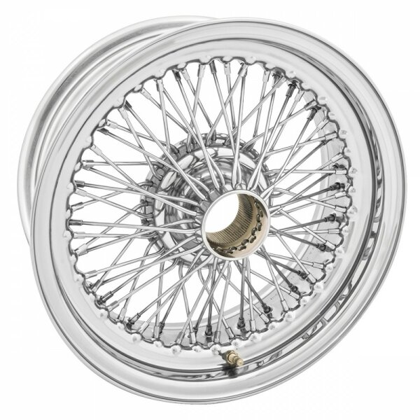 WIRE WHEEL, CHROME, 15&quot; X 6&quot;, 70 SPOKES