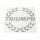 TRIUMPH LAUREL DECAL BLACK