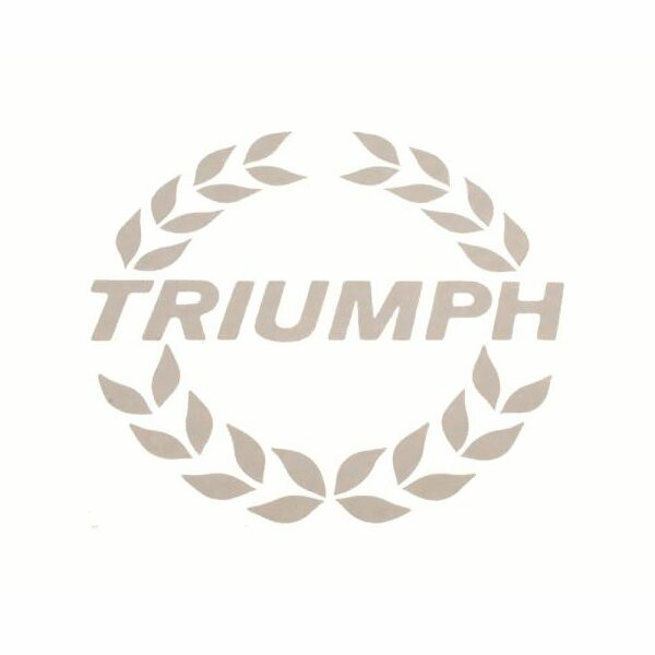 Triumph-Loorbeerkranz gross, silbrig