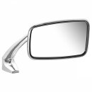 DOOR MIRROR, FLAT, STAINLESS STEEL, LH