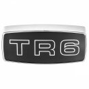 BADGE &amp; PLINTH ASSEMBLY TR6, FOIL BADGE, GRILLE