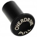 CONTROL KNOB BLACK, WITH WRITING &quot; OVERDRIVE PULL...