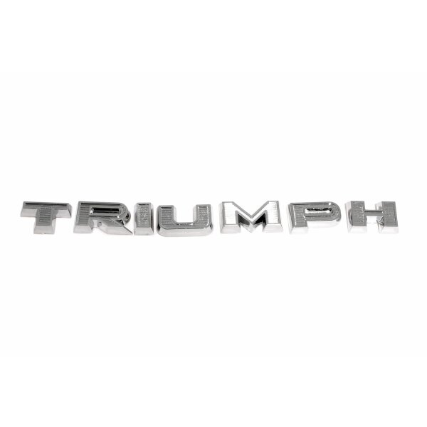 Buchstabensatz Triumph, gerippte Oberfl&auml;che, ohne Klammern