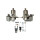 CARBURETTOR SET SU TWIN HD6  (AUC935) AUTO CHOKE