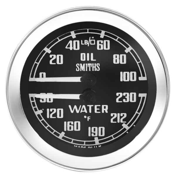 DUAL GAUGE WATER/OIL GD1301/2, &deg;F